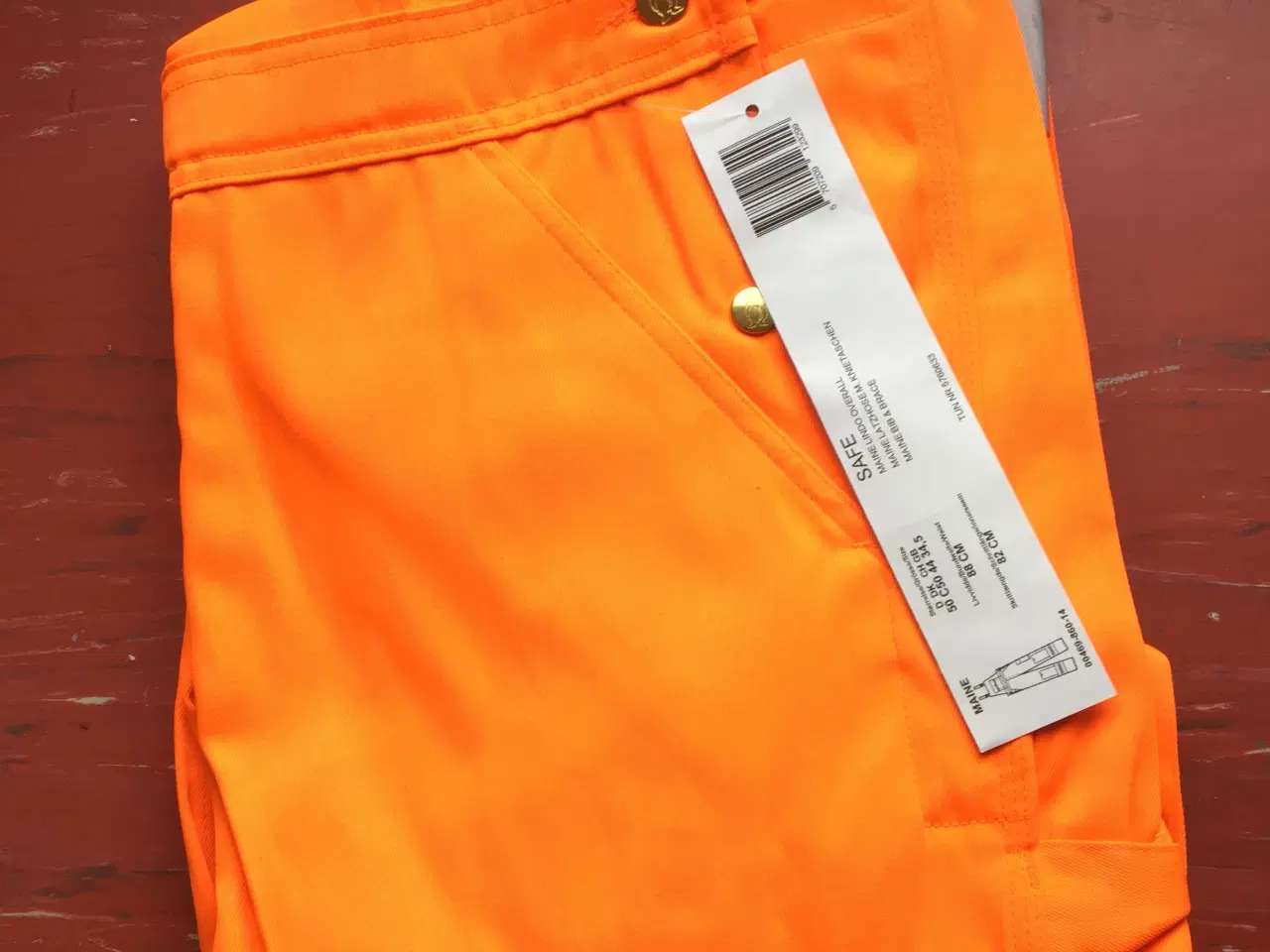Billede 1 - Arbejdstøj Orange Overalls med refleks
