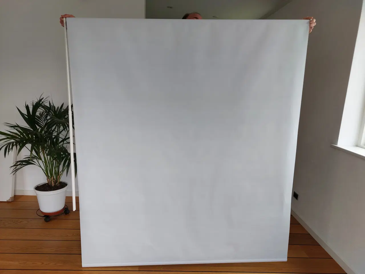 Billede 1 - Mørklægningsrullegardin, hvid, 160x195 cm, Gardin