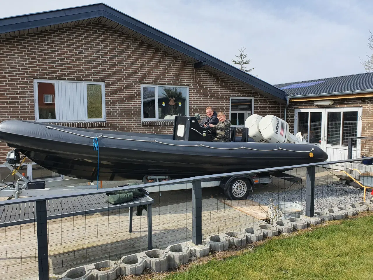 Billede 2 - RIB BÅD 2x 225 HK Highspeed 70 knob/130 km/t