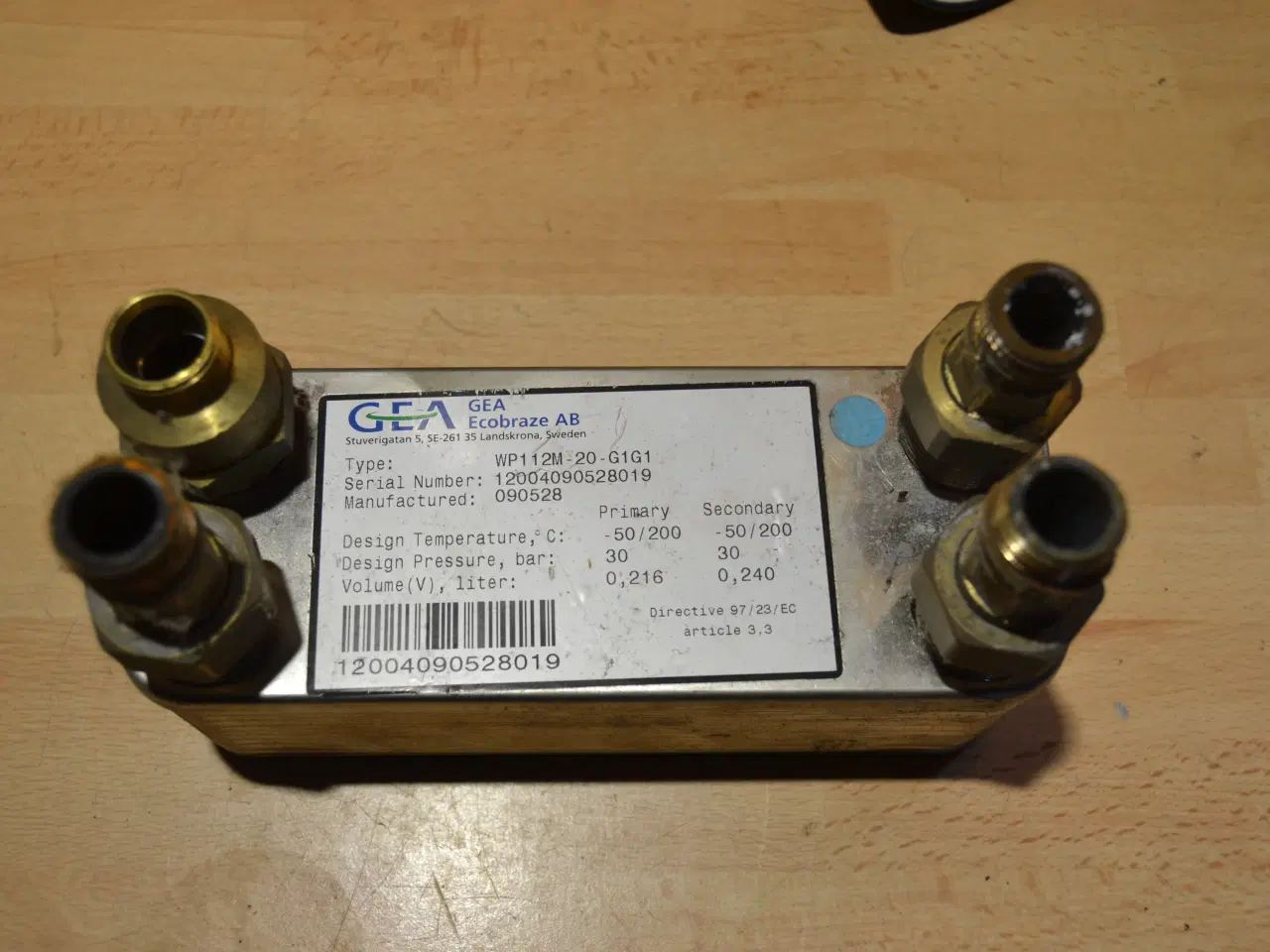 Billede 1 - Varmeveksler