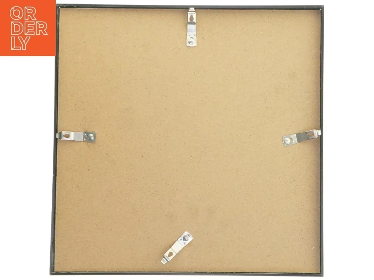 Billede 2 - Firkantet sort billedramme (str. 32,5x32,5 cm)