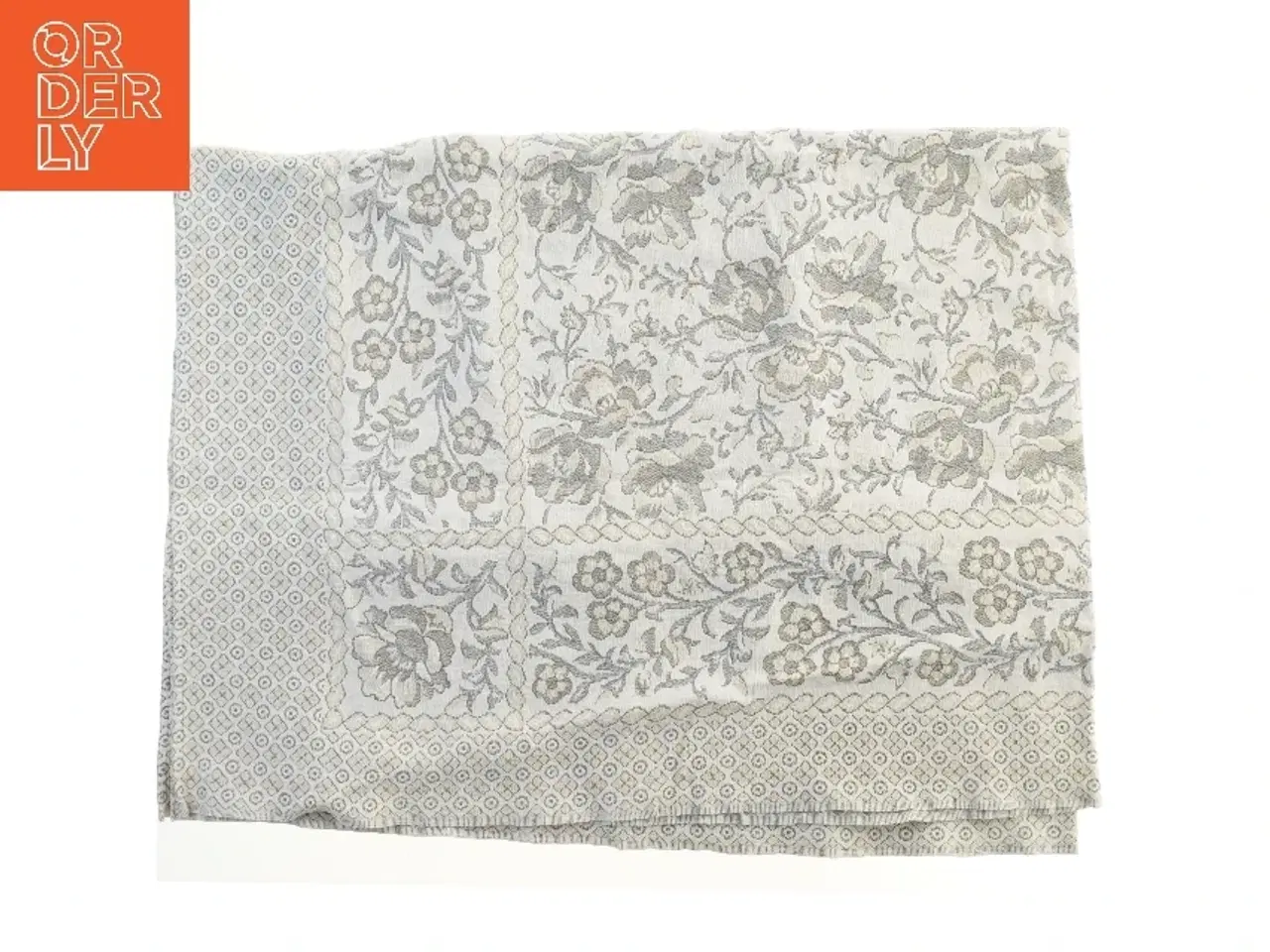 Billede 1 - Dug med blomsterdesign (str. 190x140 cm)