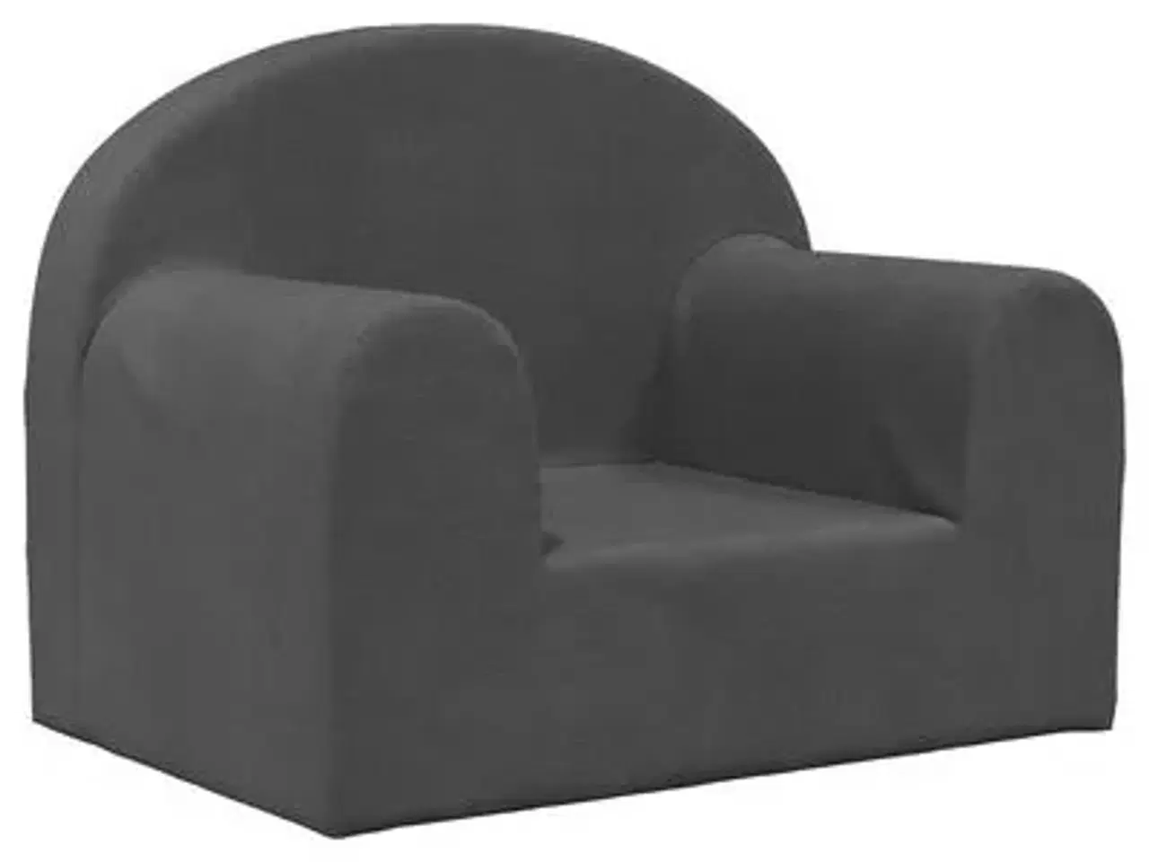 Billede 1 - vidaXL sofa til børn blødt plys antracitgrå
