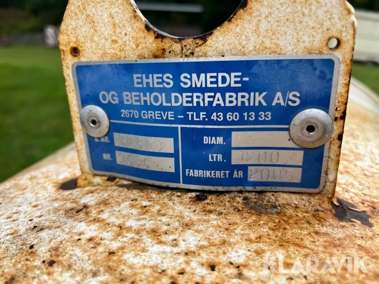 Billede 8 - Olietanke ES/KN Beholderfabrik 1200Liter 2 styk