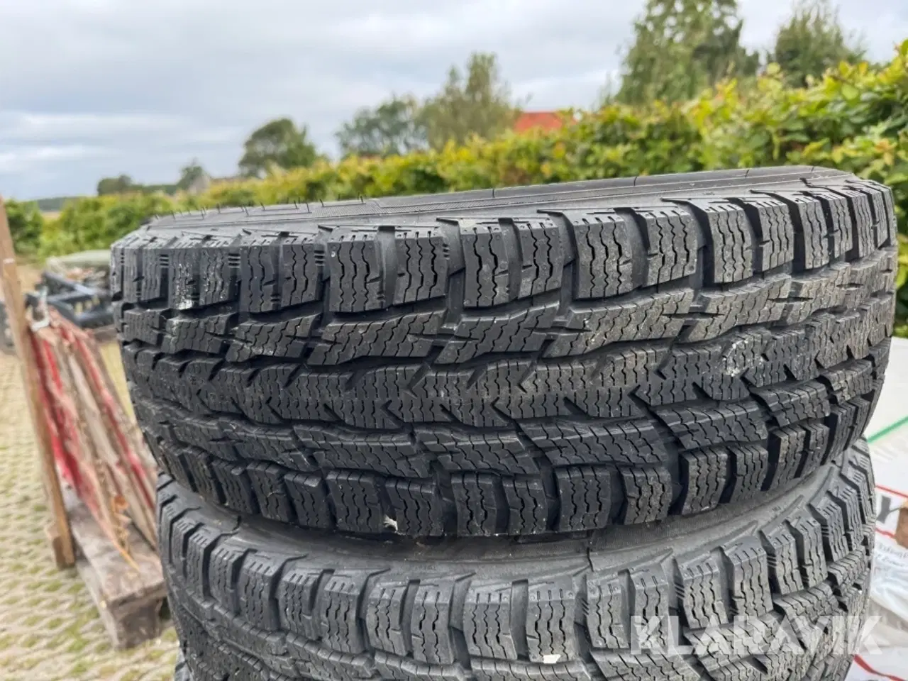 Billede 2 - Dæk på fælge Nokian WRC3 studless