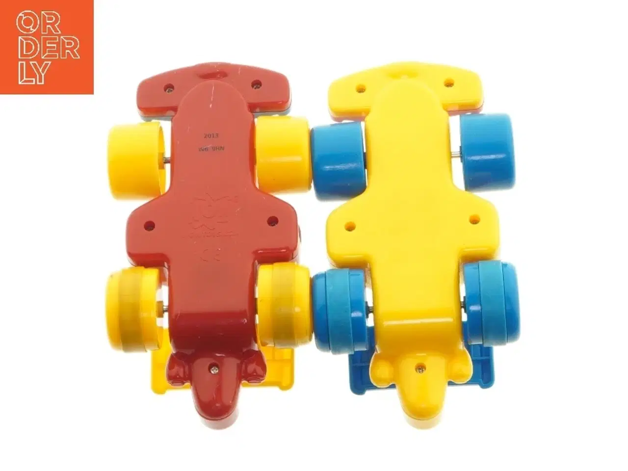 Billede 6 - Farverige plastikbyggelastbiler fra Wow (str. 15 x 8 cm)