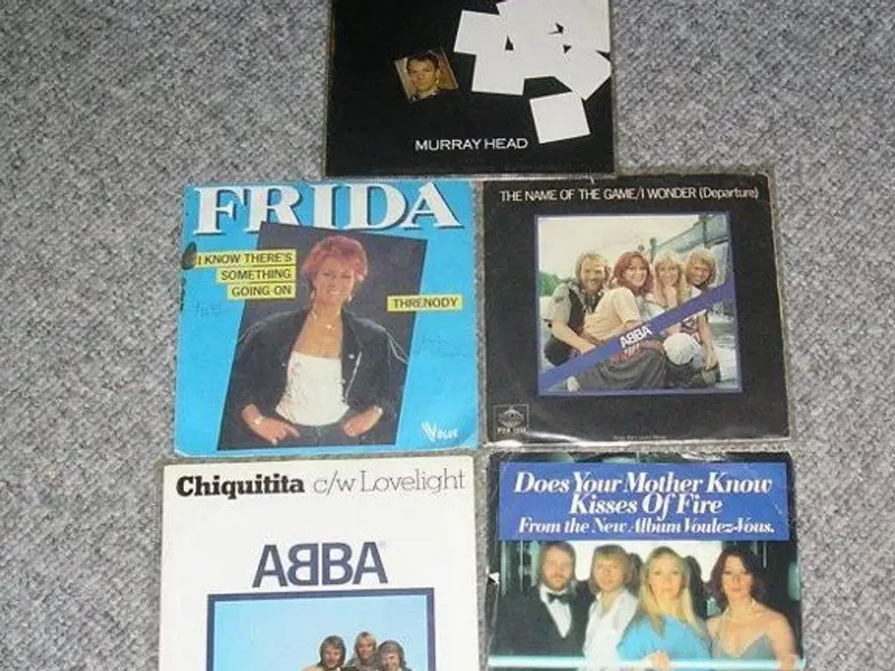 Billede 1 - 5 singler med ABBA