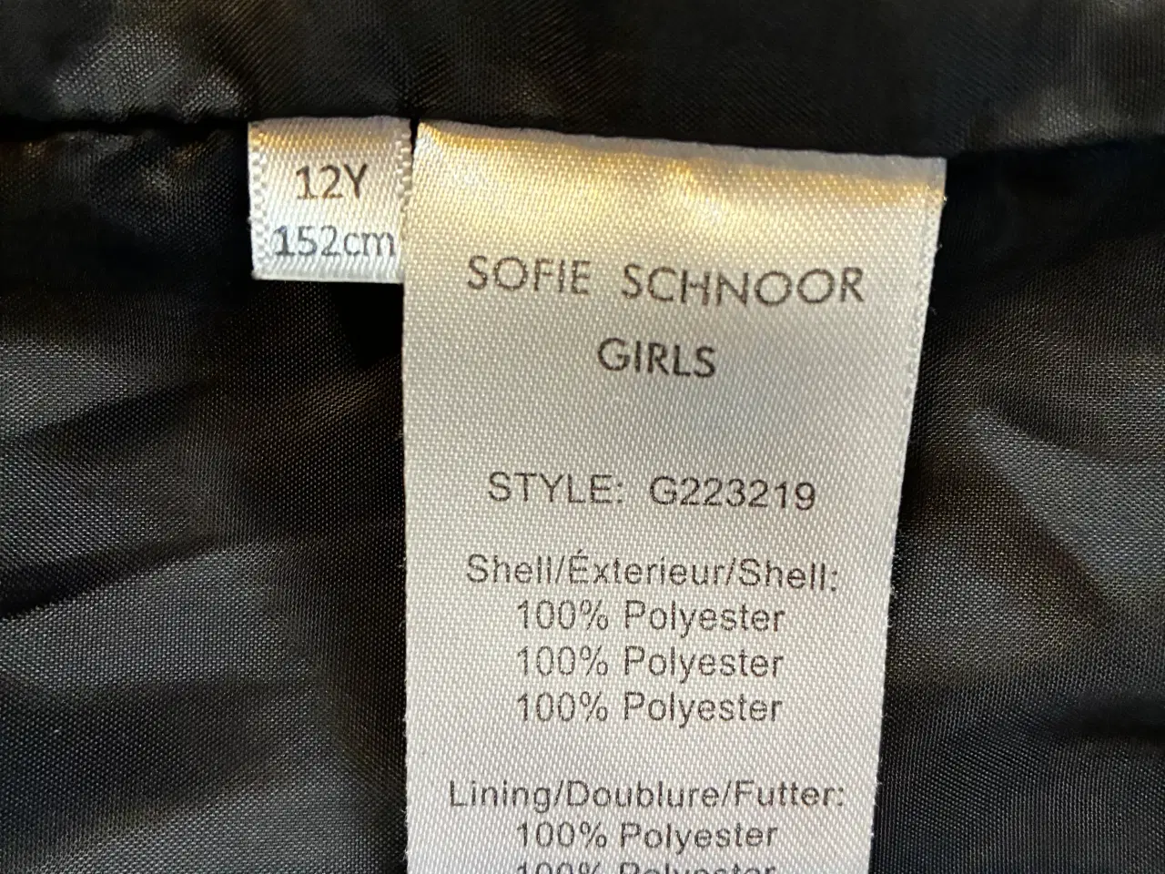 Billede 4 - Jakke Sort Sofie Schnoor 152/12 år