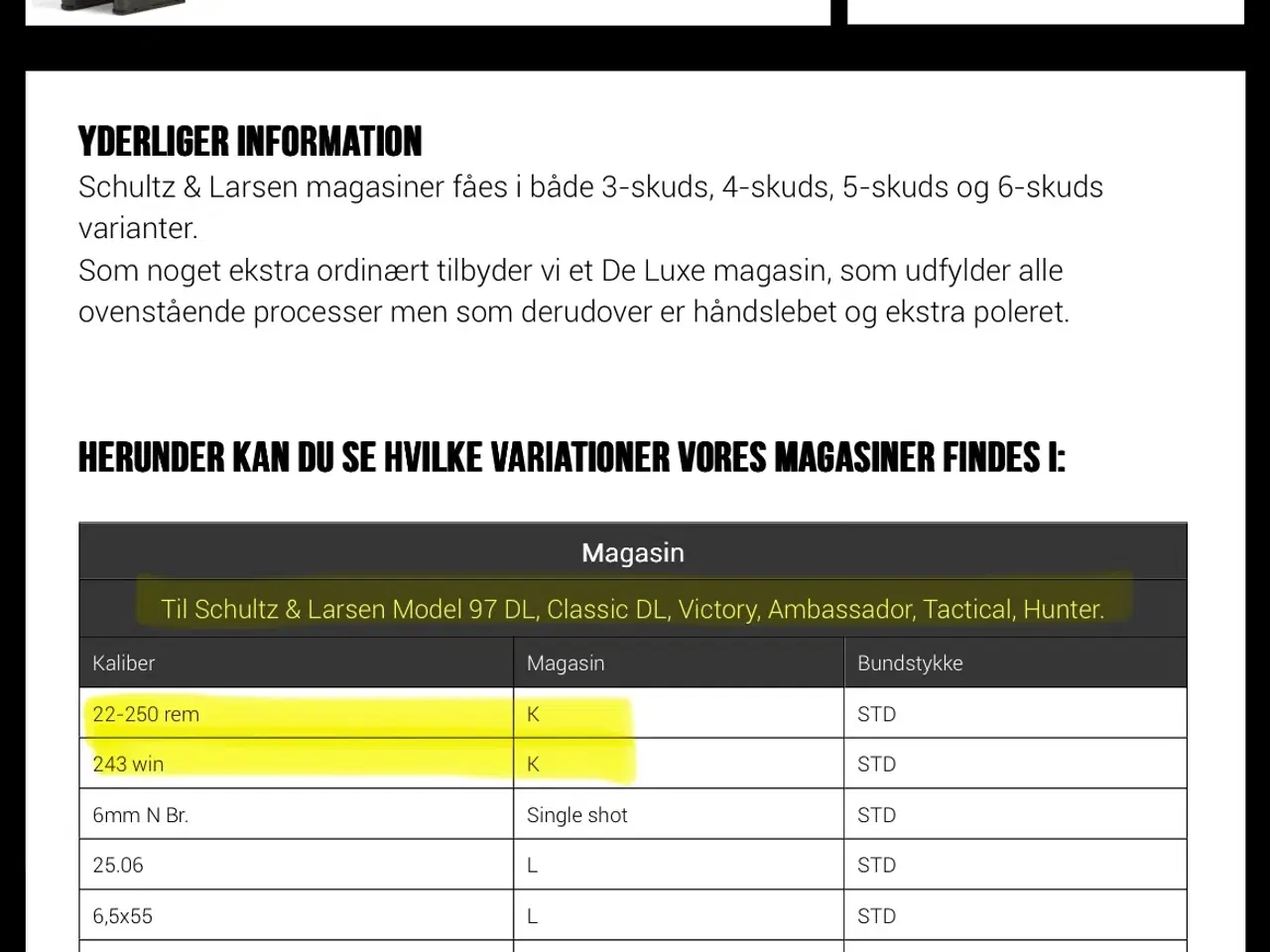 Billede 3 - S&L magasiner 3- og 5 skuds