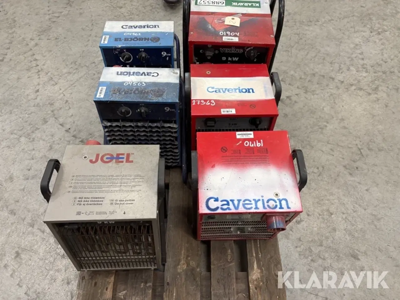 Billede 2 - Varmeblæsere Joel, el Björn og viking 6 styk