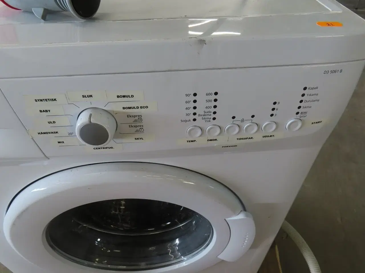 Billede 5 - Vaskemaskine BEKO D3 5061 B