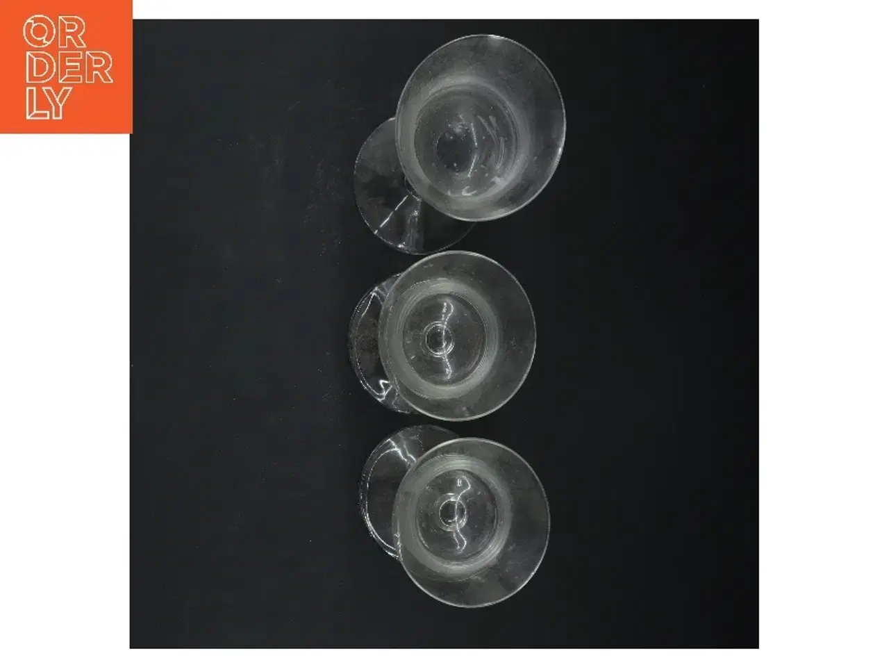 Billede 3 - Glas lysestager (str. 17 og 21 cm)