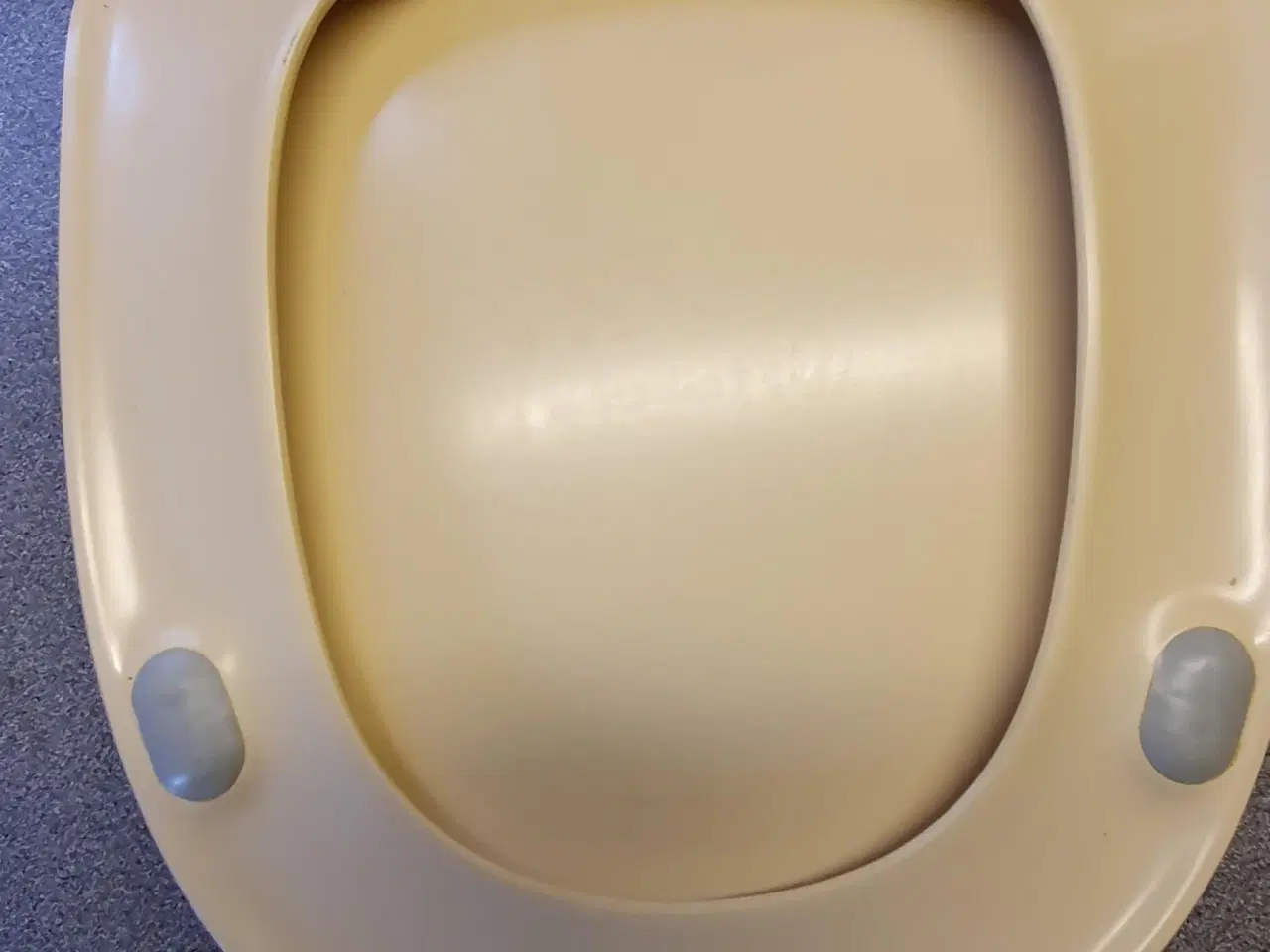 Billede 7 - Retro Håndvask og toilet bræt i gul keramik