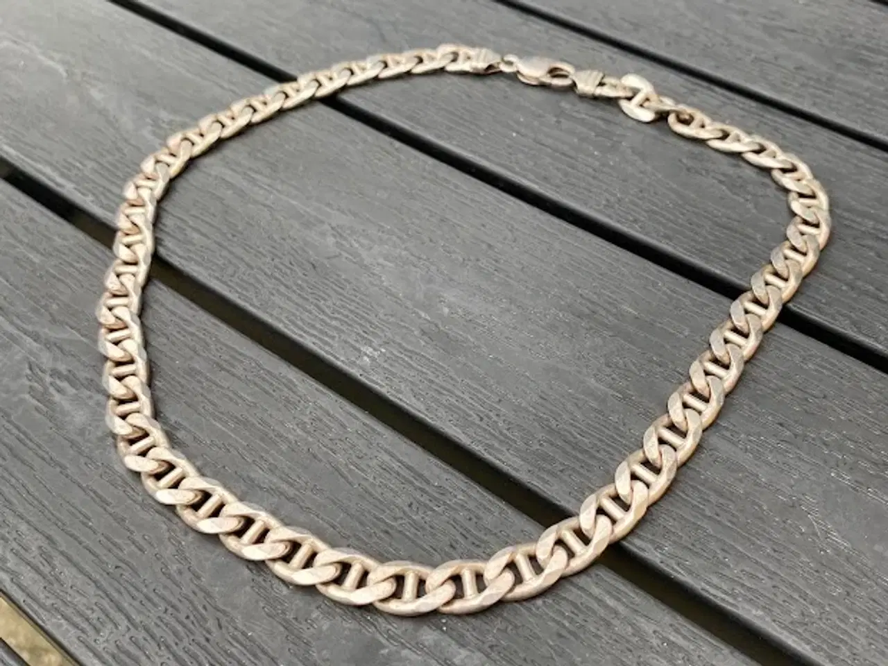 Billede 1 - ⭐️ Ankerkæde i Sterlingsølv (925) - 47 cm
