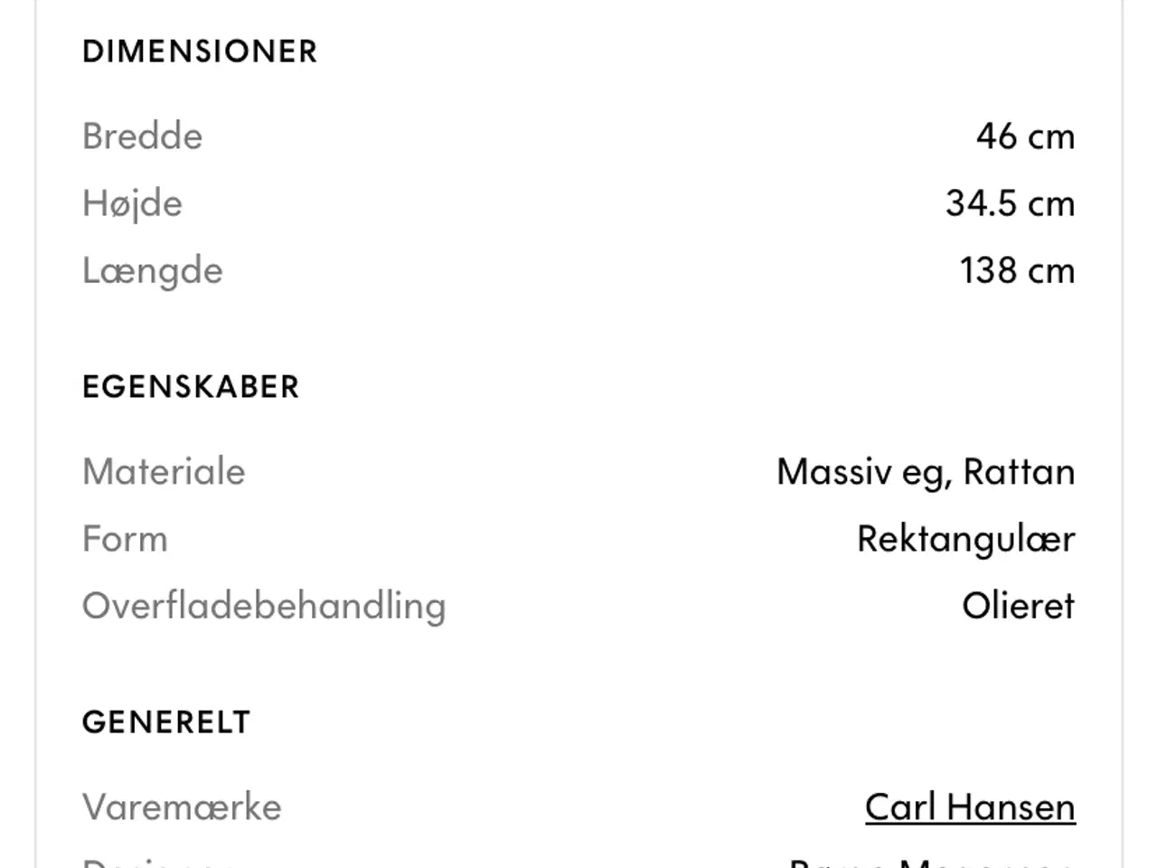 Billede 4 - Børge Mogensen bænk BM0488