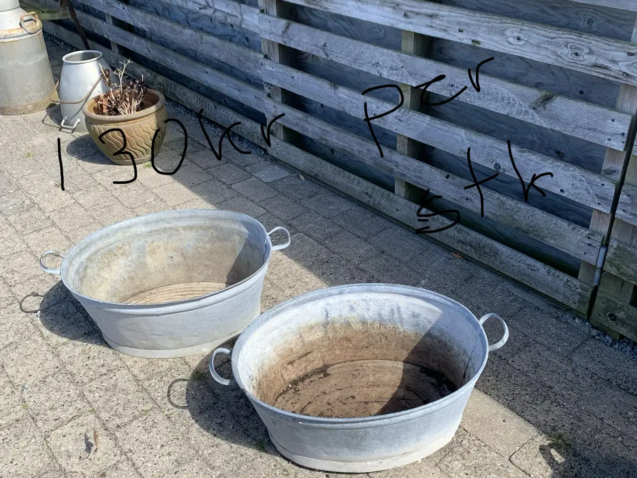 Billede 2 - Zinkbaljer i flere størrelser og mælkejunger 