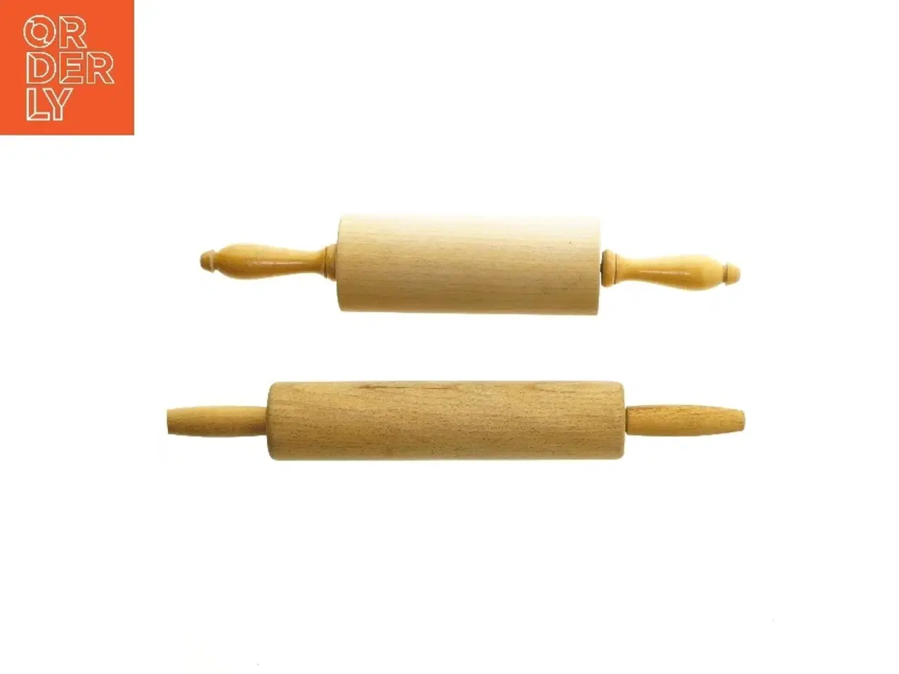 Billede 1 - 2 Træ kageruller (str. 38 cm og 42 cm)