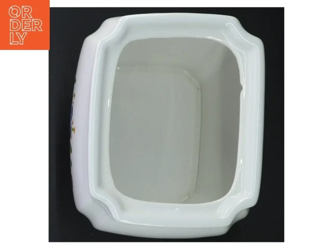 Billede 3 - Porcelæn vase skjuler med blomsterdesign (str. 15x16 cm)