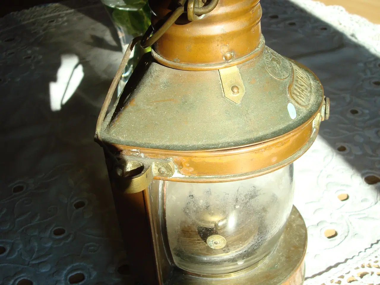 Billede 3 - Antik skibslampe