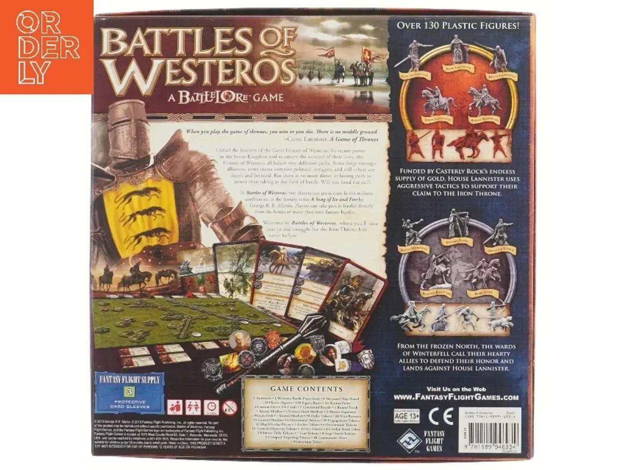 Billede 3 - Battles of Westeros brætspil med udvidelser fra Fantasy Flight Games (str. 30x30 cm)