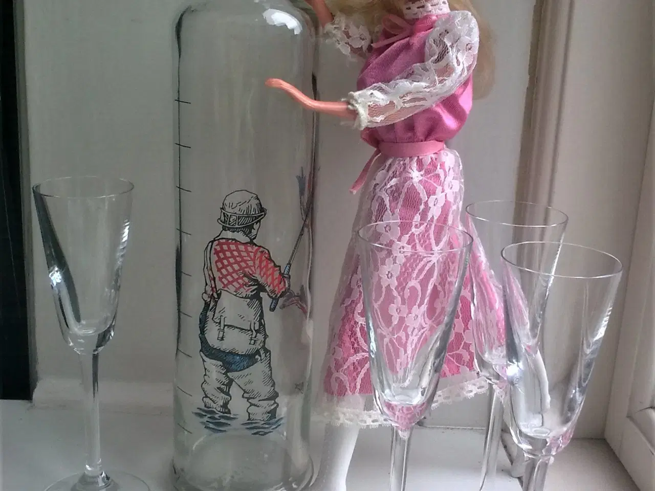 Billede 15 - Julekalender Holmegaard snapseflaske DIY VARIANTER