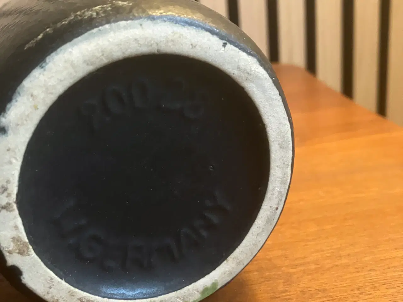 Billede 3 - West Germany keramikvase i blå og sort farve