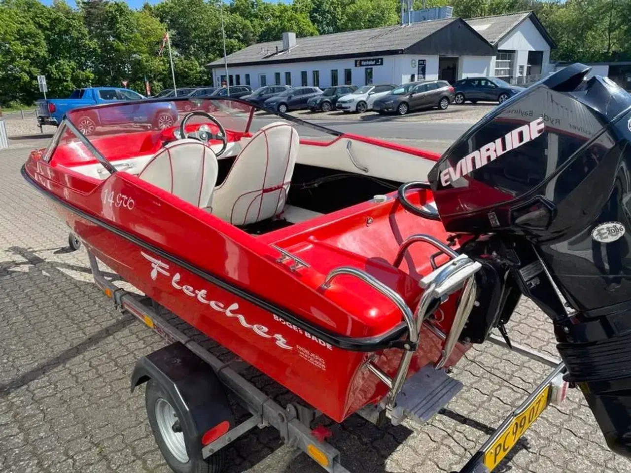 Billede 11 - 14 GTO med 60 hk Evinrude E-Tec og 750 kg trailer