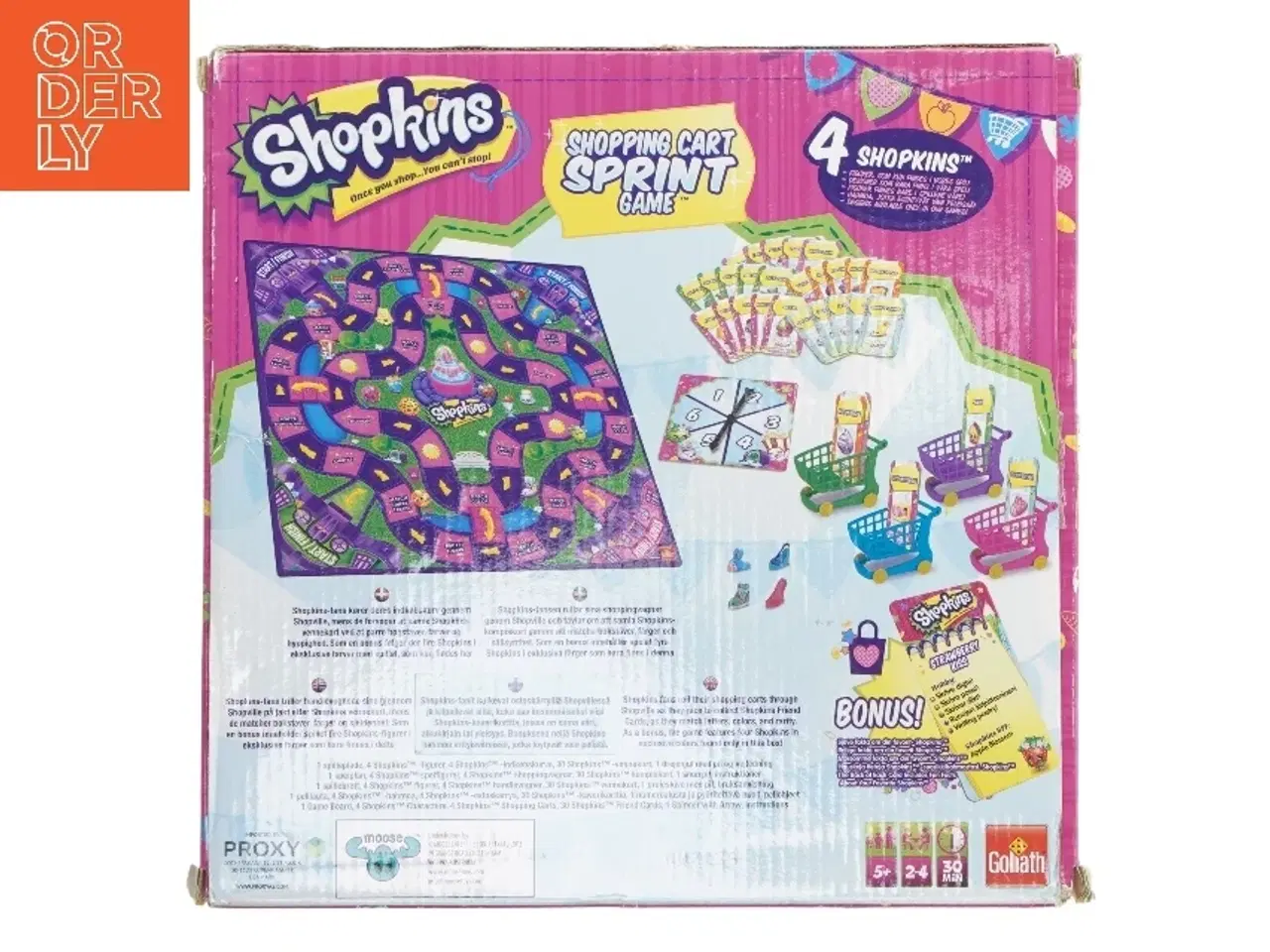 Billede 2 - Shopkins Shopping Cart Sprint game fra Goliath