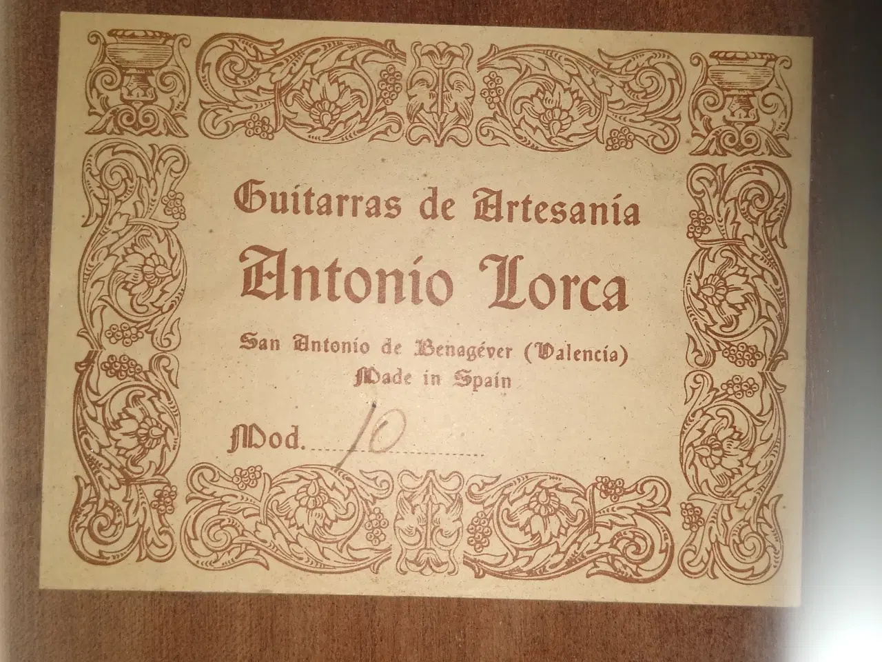 Billede 4 - Antonio lorca guitar 