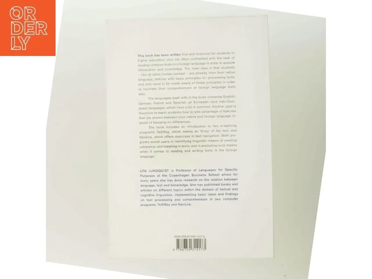 Billede 3 - Navigating in foreign language texts af Lita Lundquist (Bog)