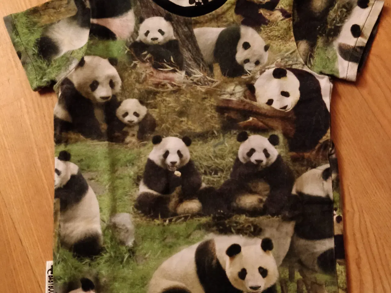 Billede 3 - Sød T-shirt med pandaer på 