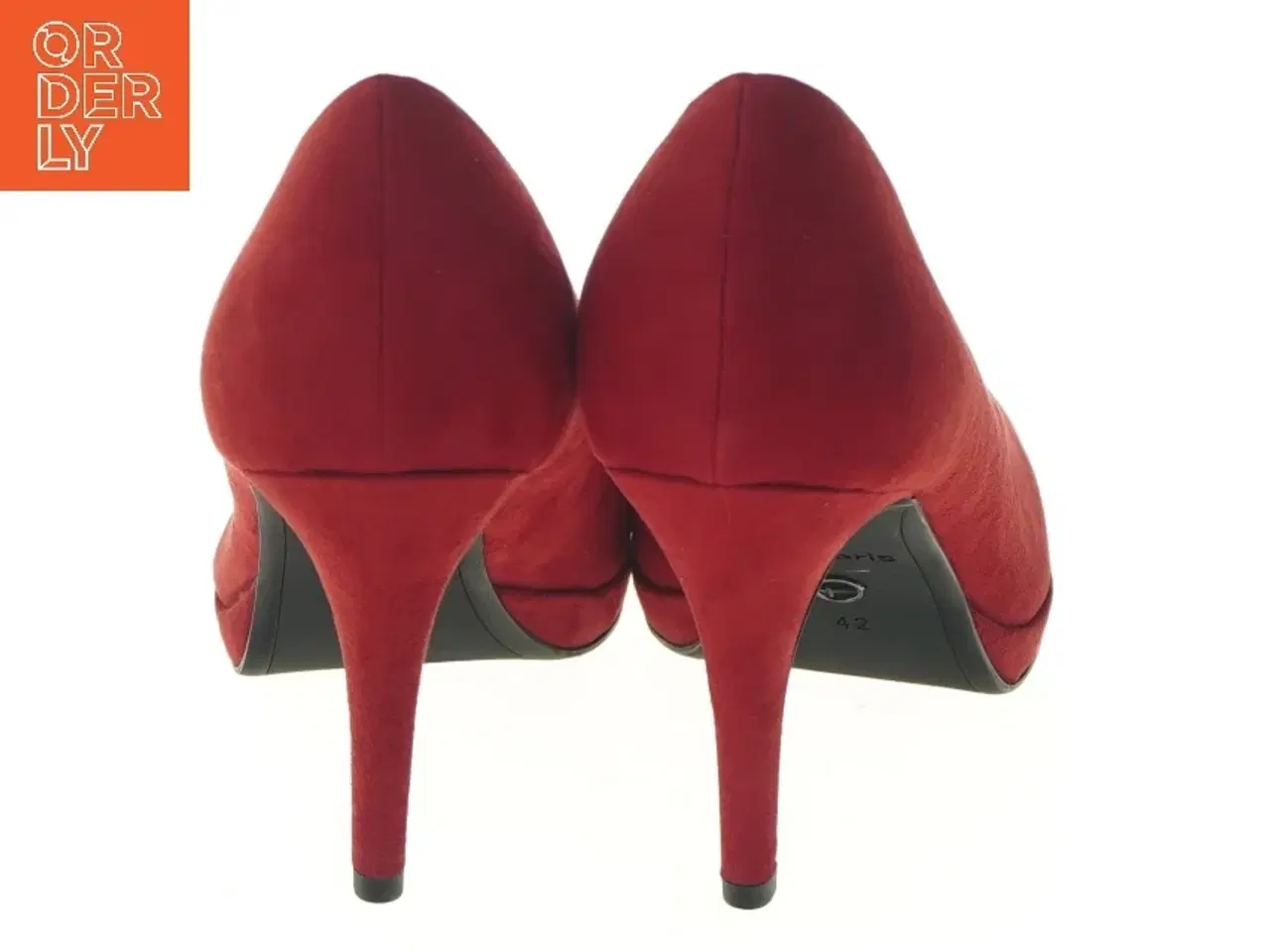 Billede 4 - Røde stiletter fra Tamaris (str. 41 )