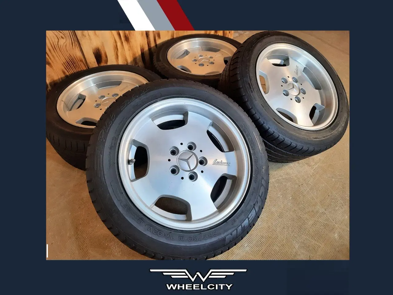 Billede 1 - 5x112 16" ET33 Lorinser RS80 classic - År.:1988