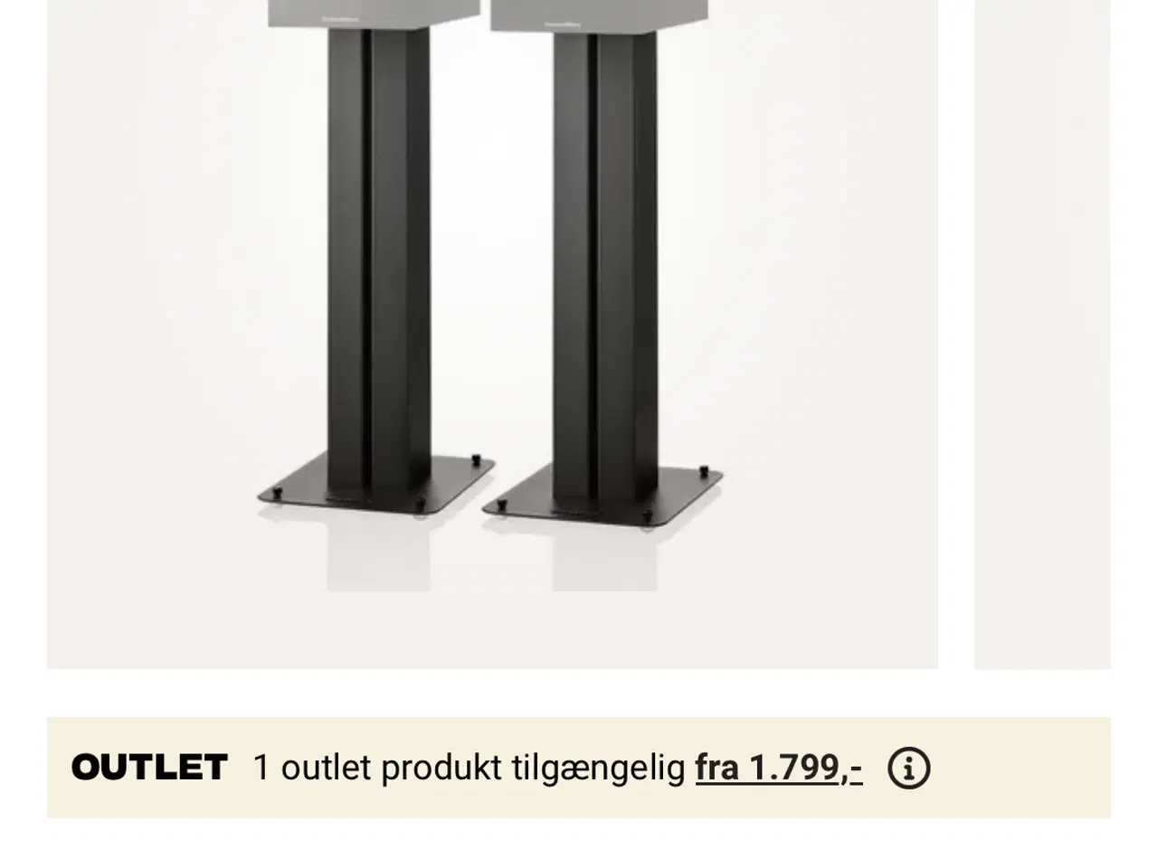 Billede 2 - B&W højtaler standere