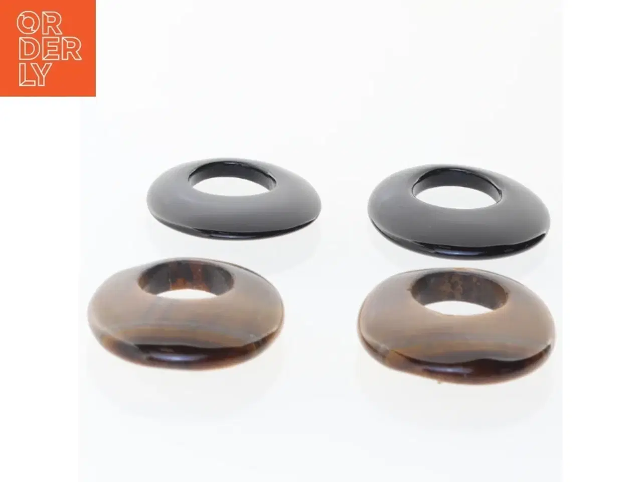 Billede 2 - Øreringe (str. 3,5 x 2 cm)til holder