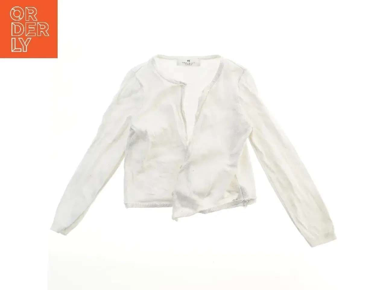 Billede 1 - Hvid cardigan fra H&M (str. 128)