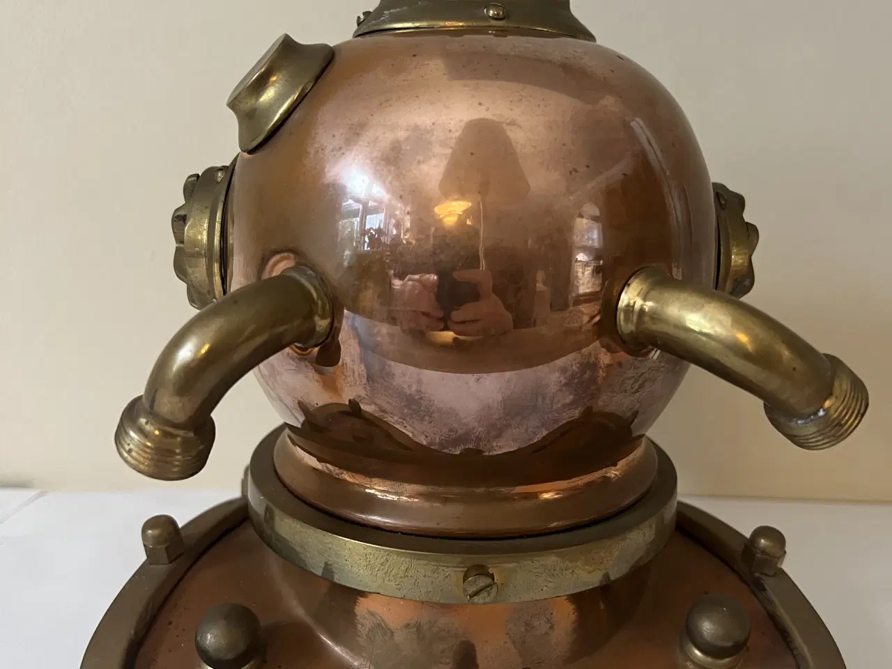 Billede 5 - Smuk gammel dekorativ udstillings dykkerhjelm