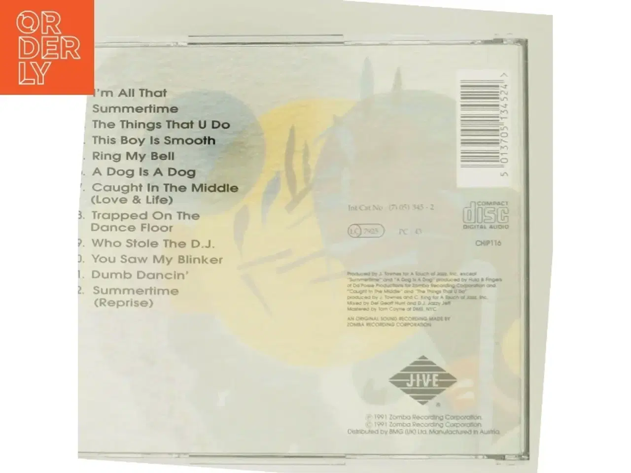 Billede 6 - DJ Jazzy Jeff & The Fresh Prince - Homebase CD fra Zomba Recording Corporation