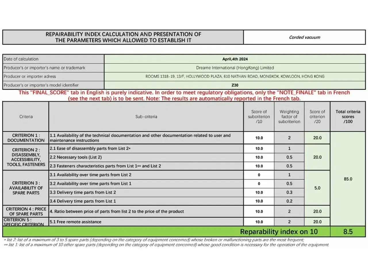 Billede 7 - Dreame Z30 trådløs stavstøvsuger 850 W, 0,6 l - sort