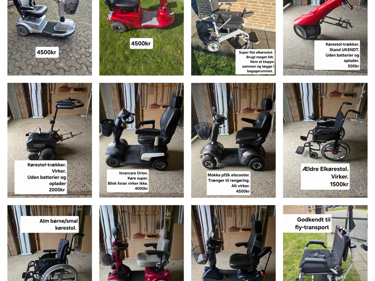 Billede 5 - Shoprider 4 hjulet elscooter 