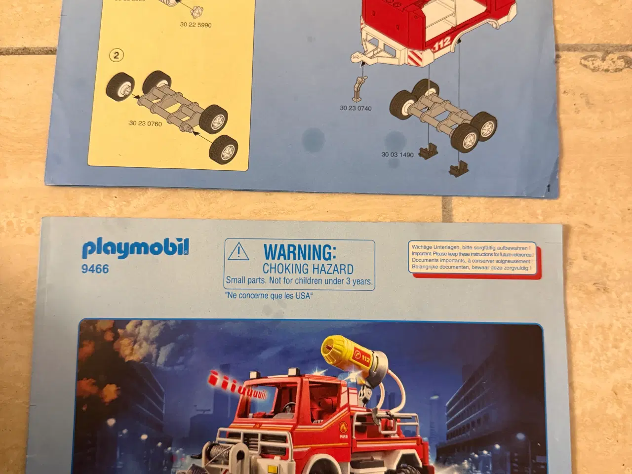 Billede 7 - Playmobil brandbil og brandtrailer