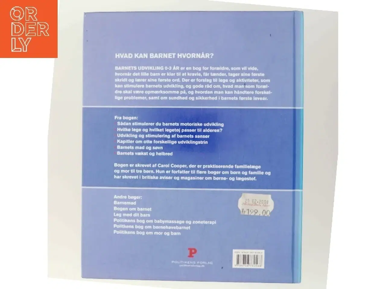 Billede 3 - Politikens bog om barnets udvikling 0-3 år af Carol Cooper (Bog)