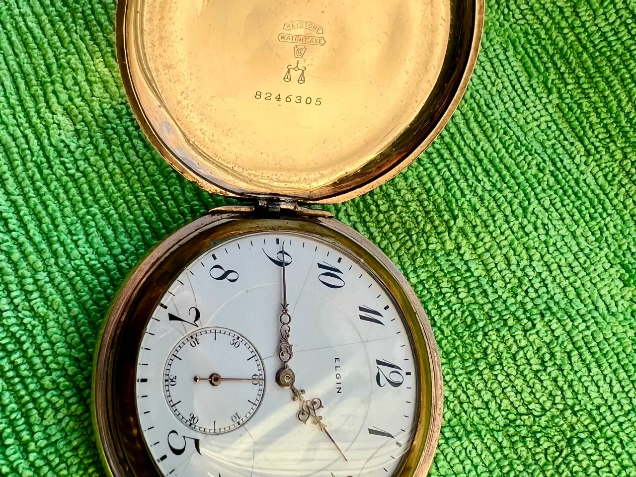 Billede 1 - Elgin guld lommeur antik