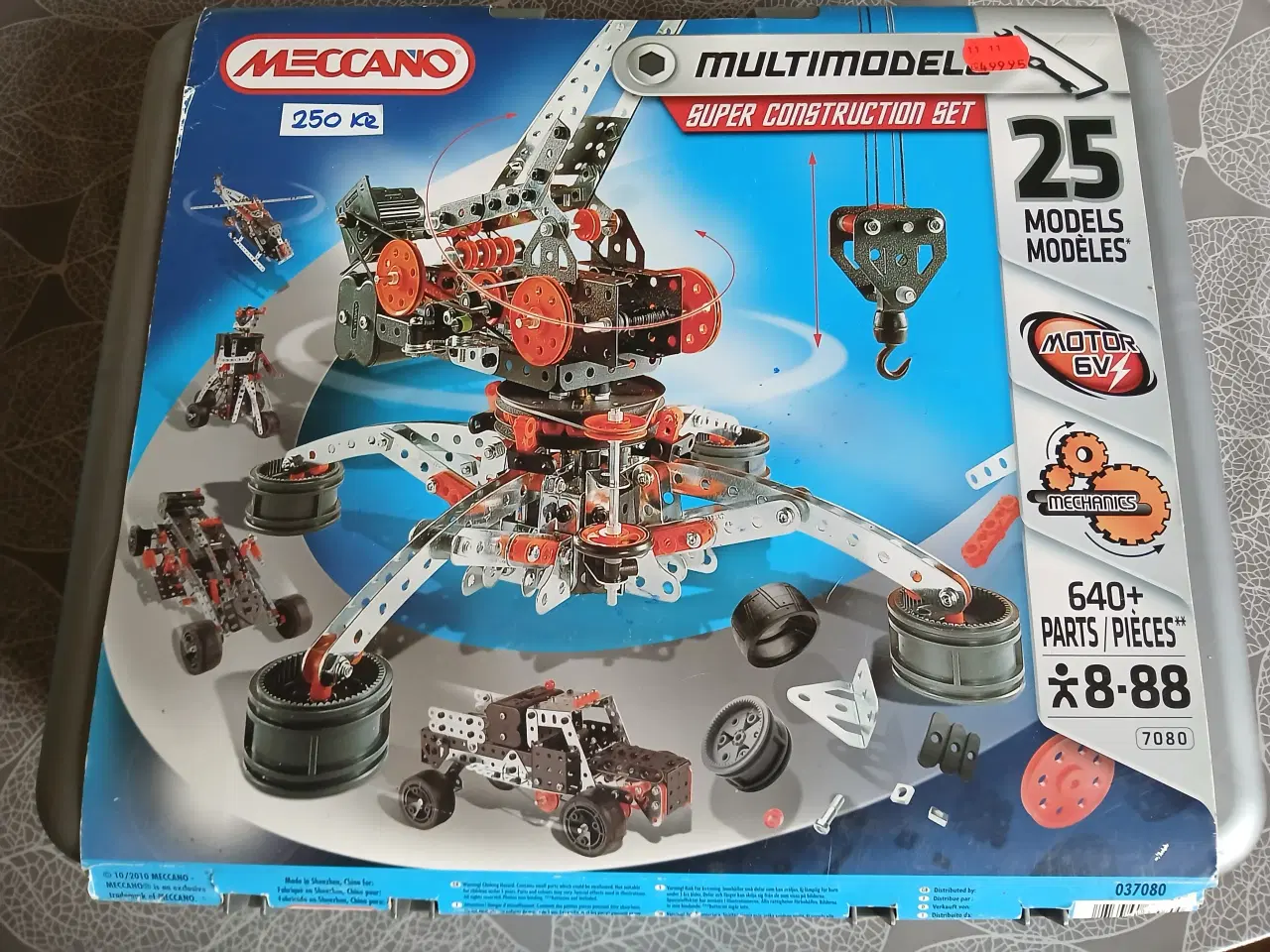 Billede 1 - Meccano byggesæt kuffert incl motor m.m