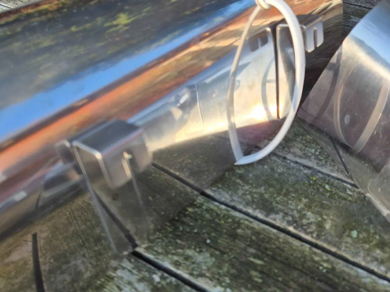 Billede 10 - Stålblanke galleri- eller sengelamper 