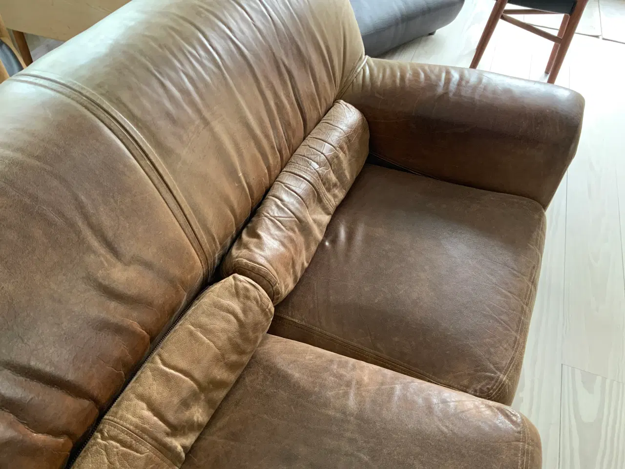 Billede 1 - Lædersofa