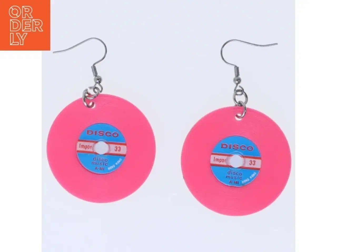 Billede 2 - Disko LP plade øreringe (str. Ø 40 mm)