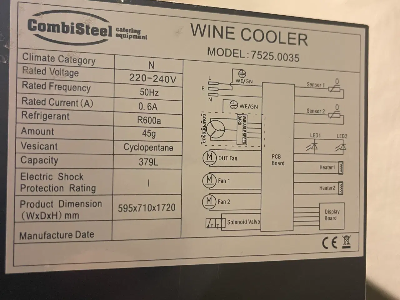 Billede 2 - Vinkøler Combisteel 7525.0035