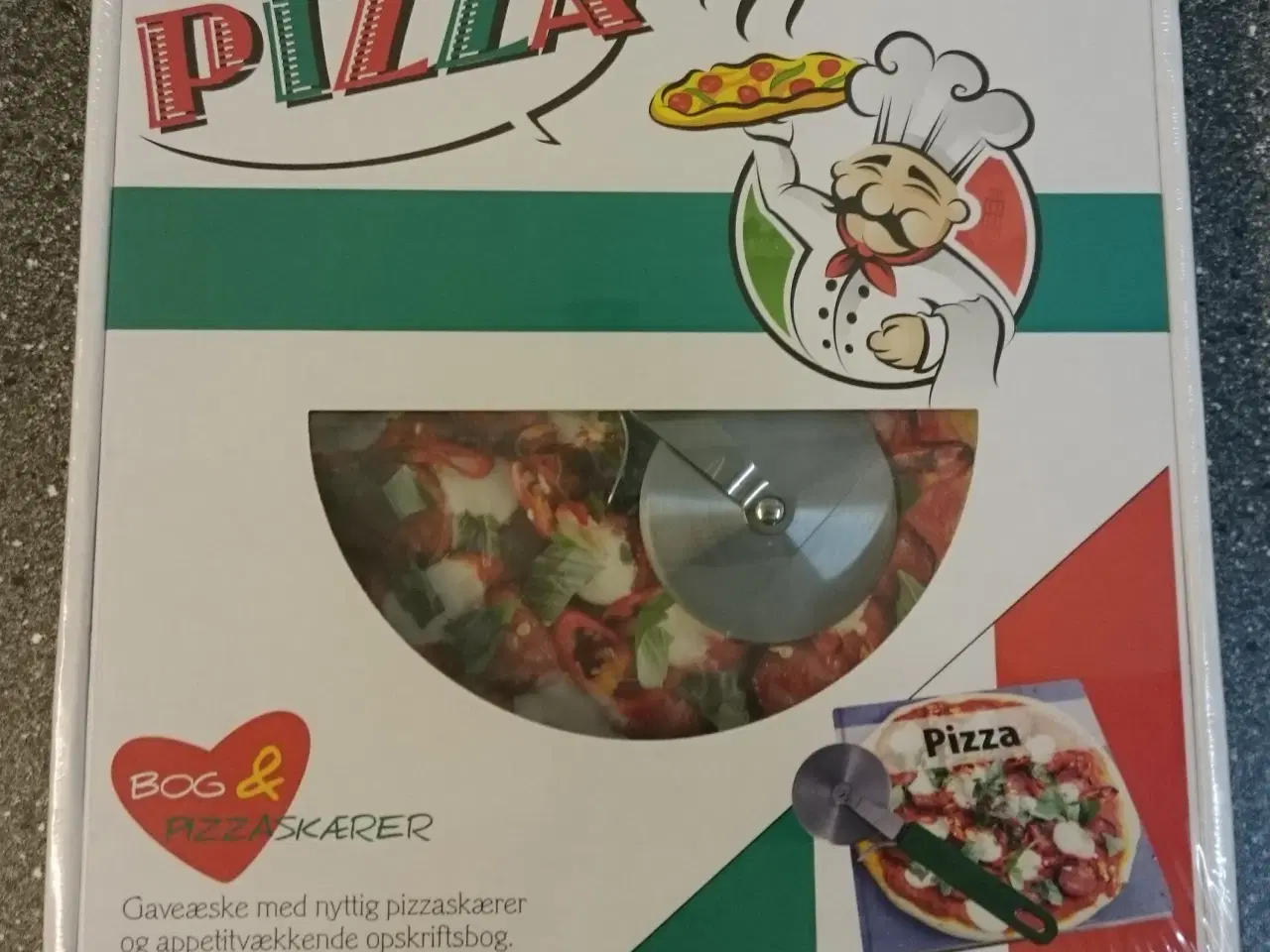 Billede 1 - Pizza Bog og Pizzaskærer fra Globe.