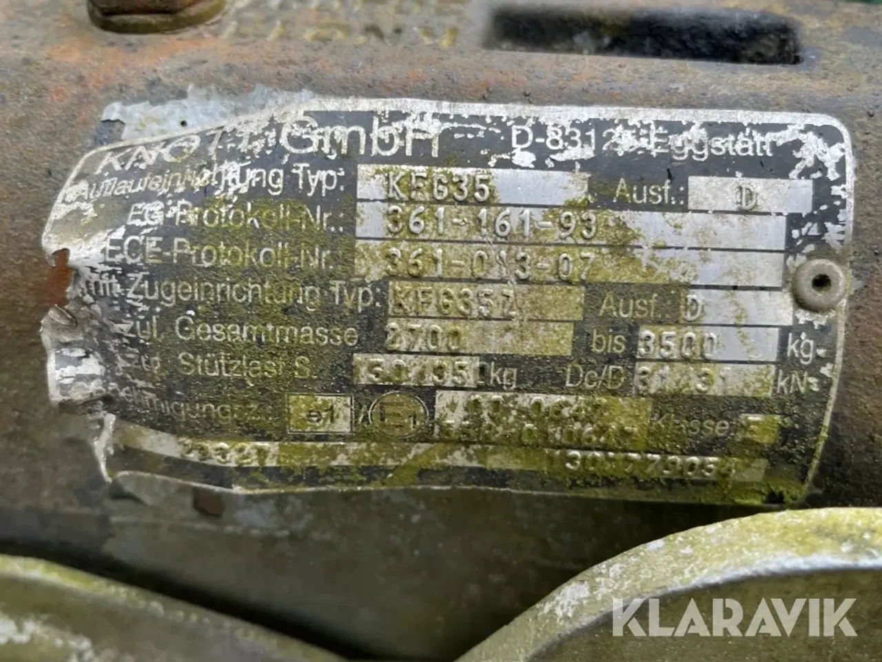 Billede 7 - Maskintralier med tip Brenderup